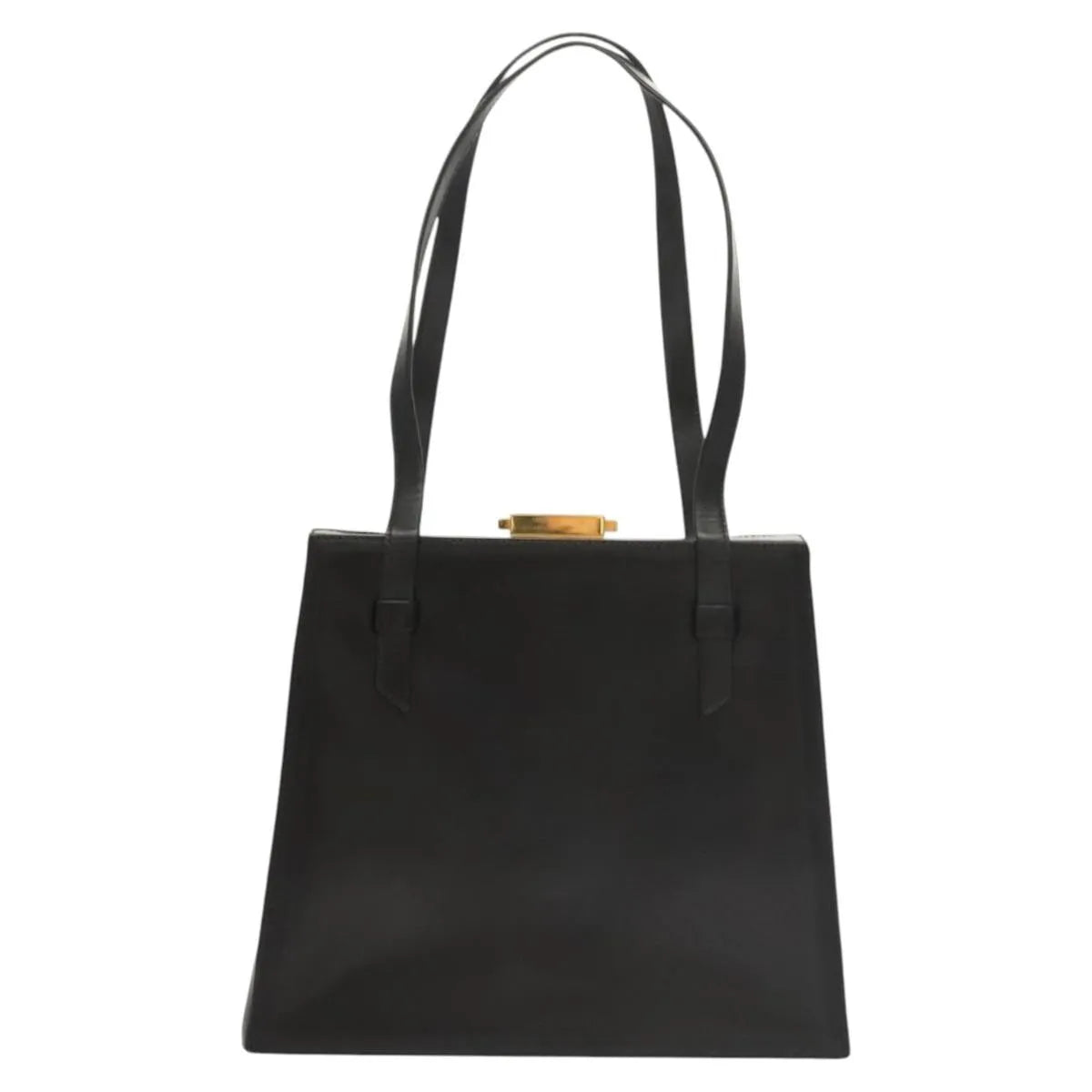 Celine Vintage Leather, Black, Leather, Shoulder Bag
