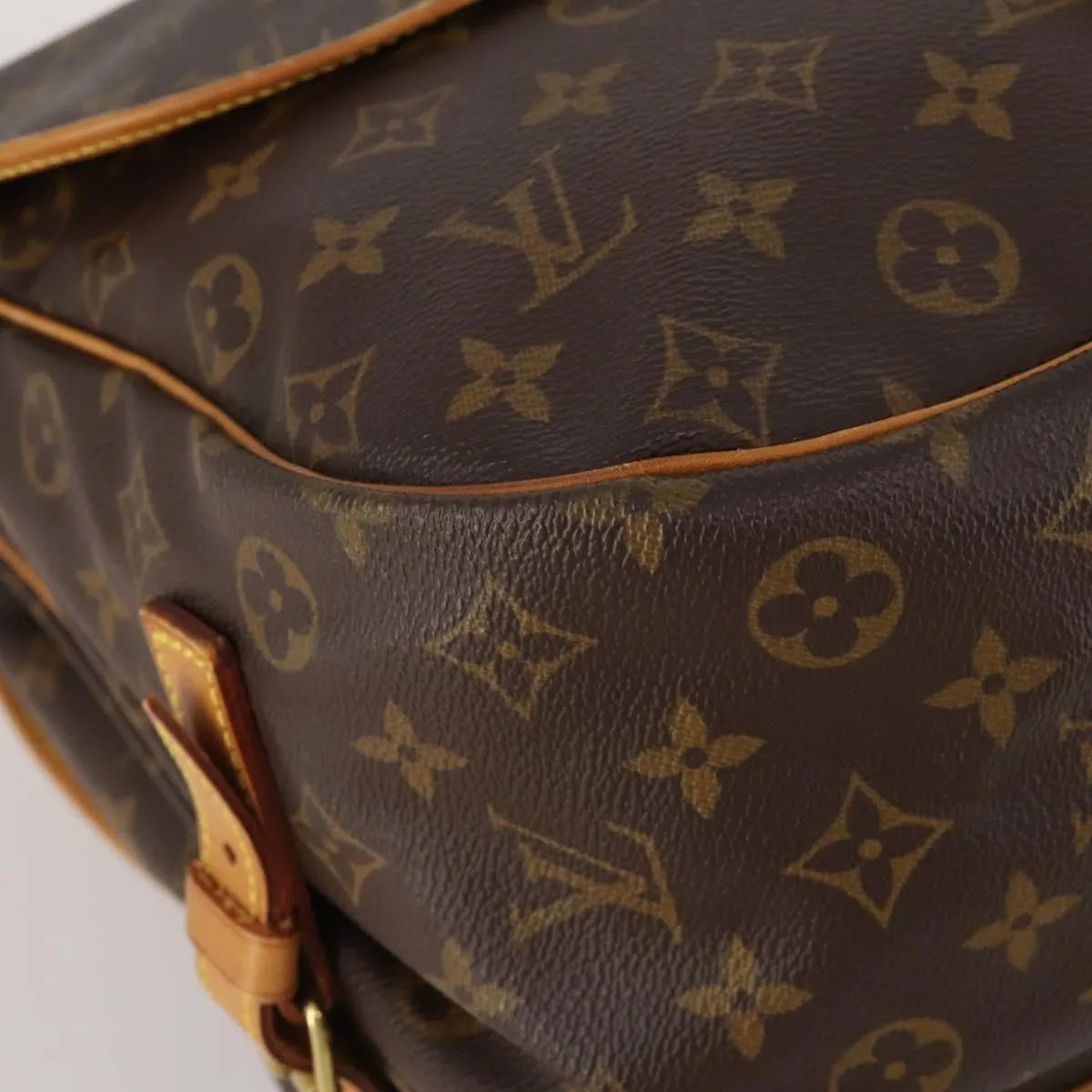 Louis Vuitton Saumur Monogram Canvas, Brown, Canvas, Shoulder Bag