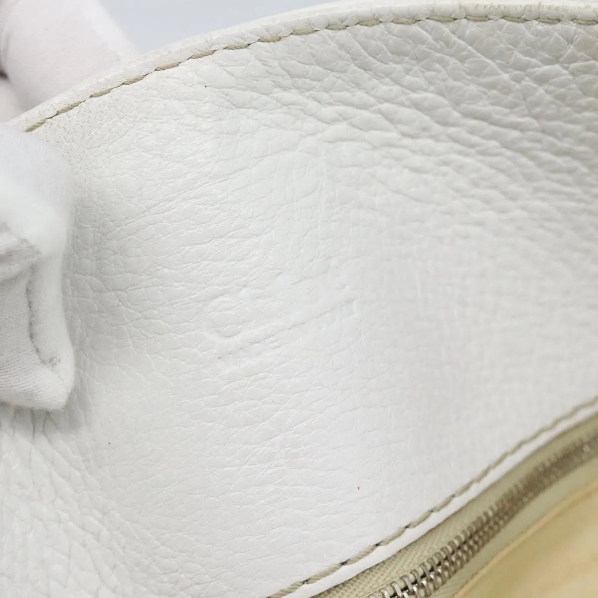 Chloe Paddington Lock Tote Leather, White_gold, Leather, Tote Bag