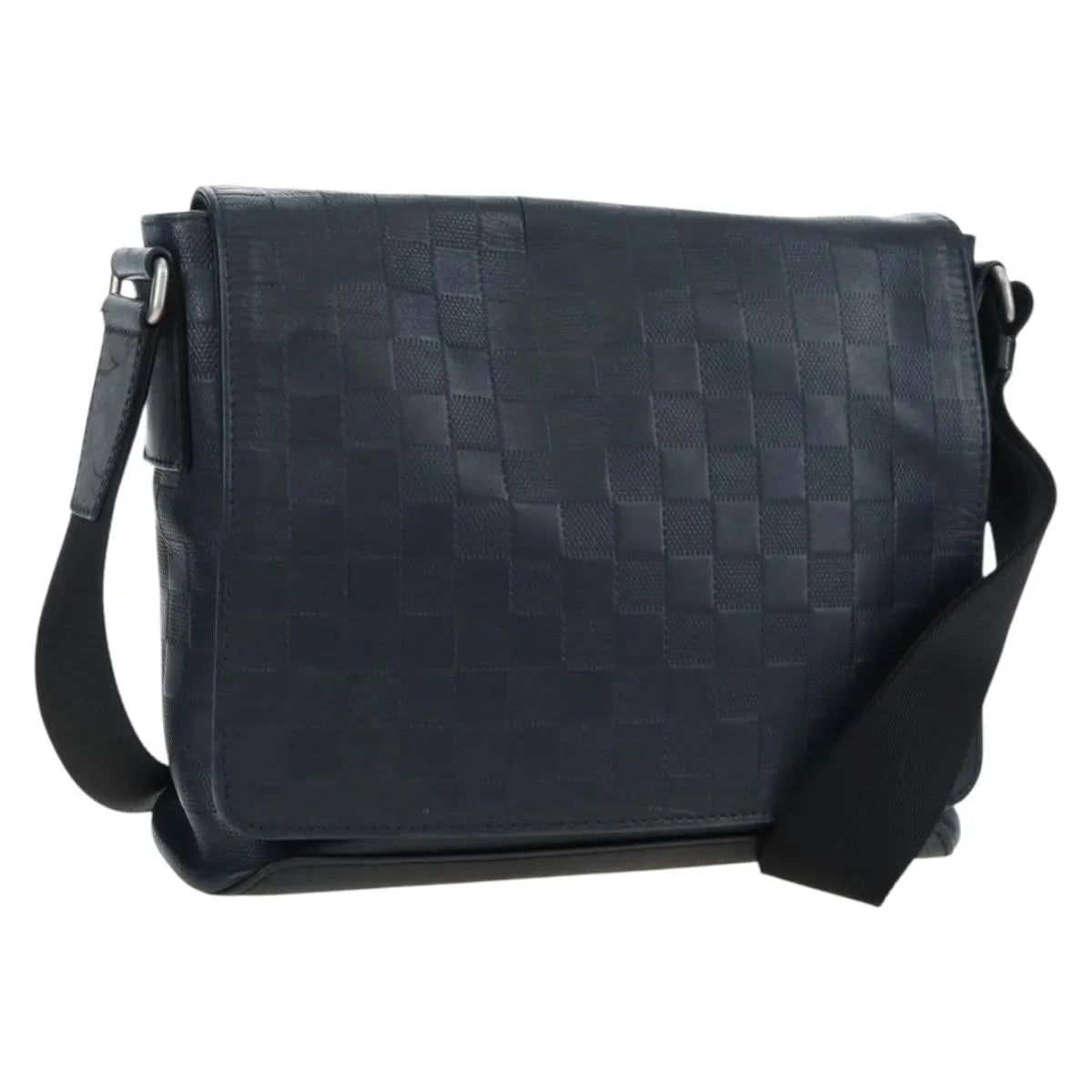 Louis Vuitton District Messenger Damier Infini Leather, Black, Leather, Shoulder Bag