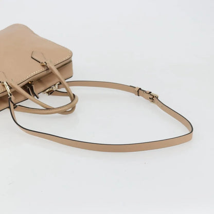 Valentino Garavani Convertible Zip Satchel Leather with Micro Rockstuds, Beige, Leather, Handbag