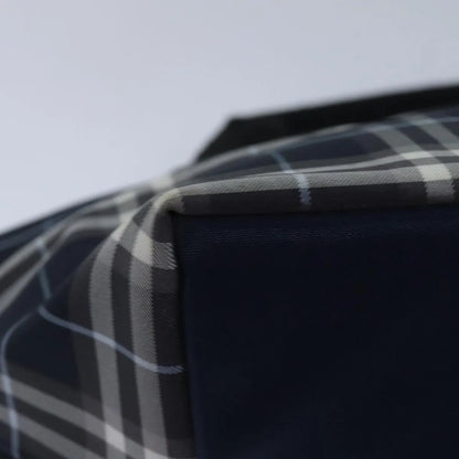 Burberry Nova Check Blue Label Nylon, Navy, Nylon, Handbag