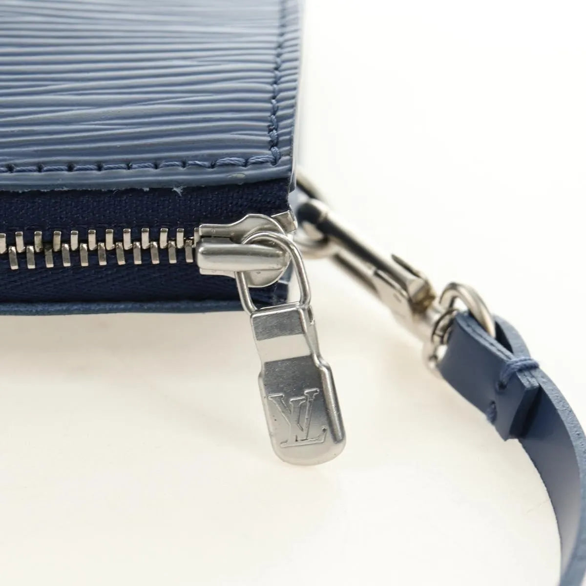 Louis Vuitton Pochette Accessoires NM Epi Leather, Blue, Leather, Clutch