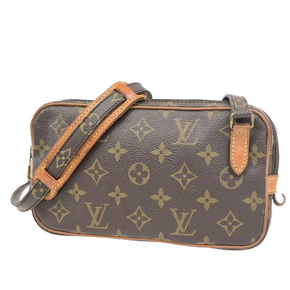 Louis Vuitton Pochette Marly Bandouliere Monogram Canvas, Brown, Canvas, Shoulder Bag