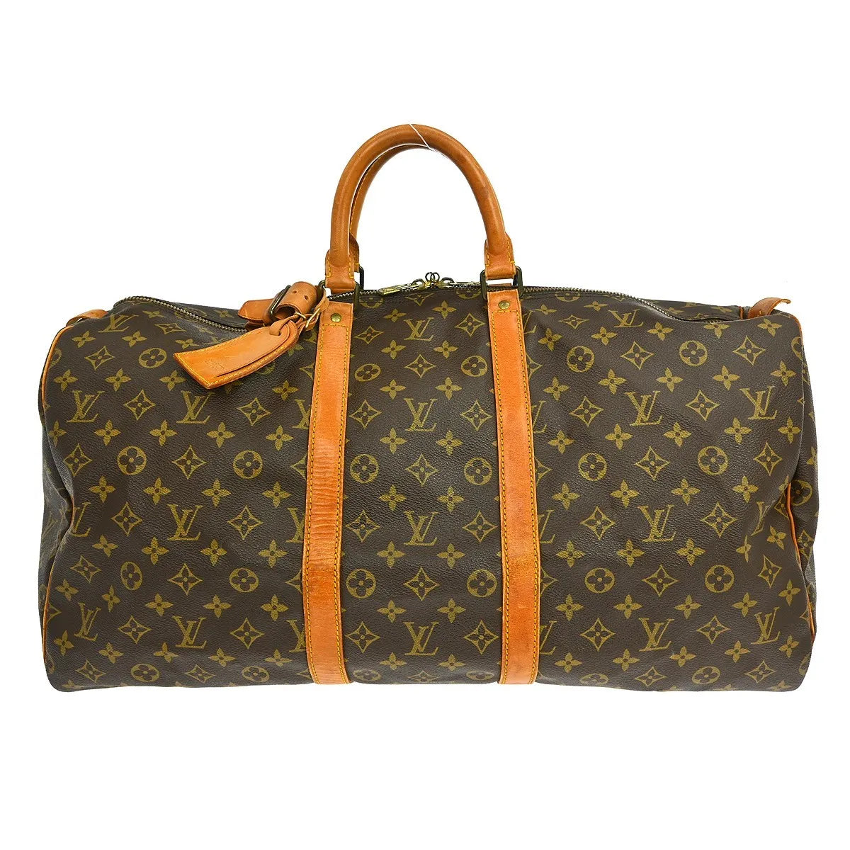 Louis Vuitton Keepall Monogram Canvas, Brown, Canvas, Travel Bag