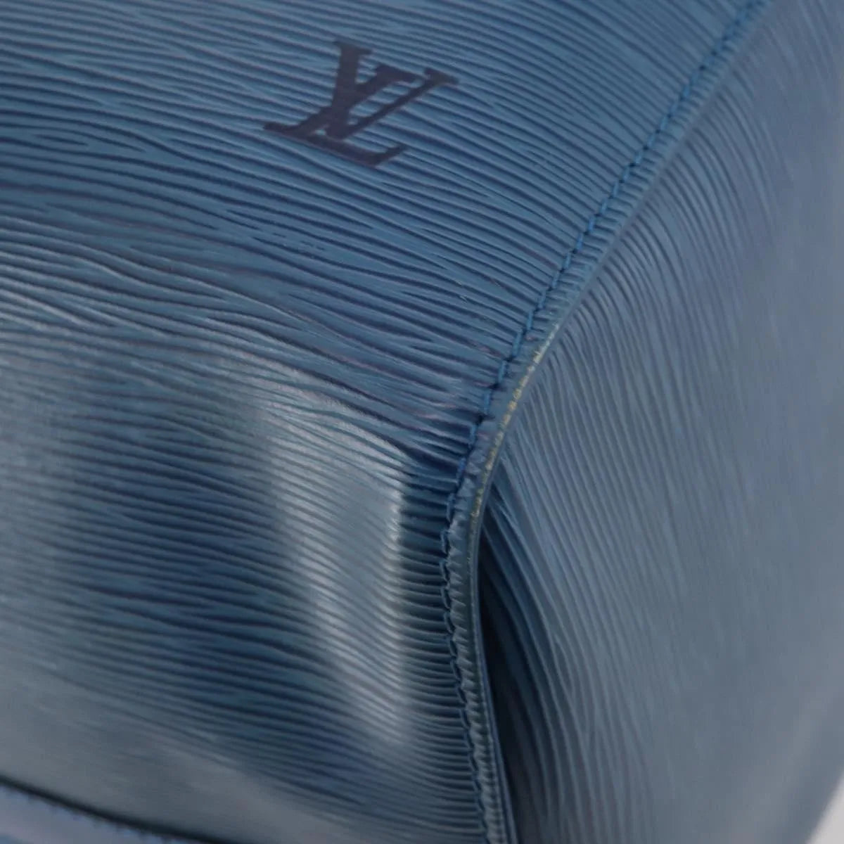 Louis Vuitton Keepall Epi Leather, Blue, Leather, Travel Bag