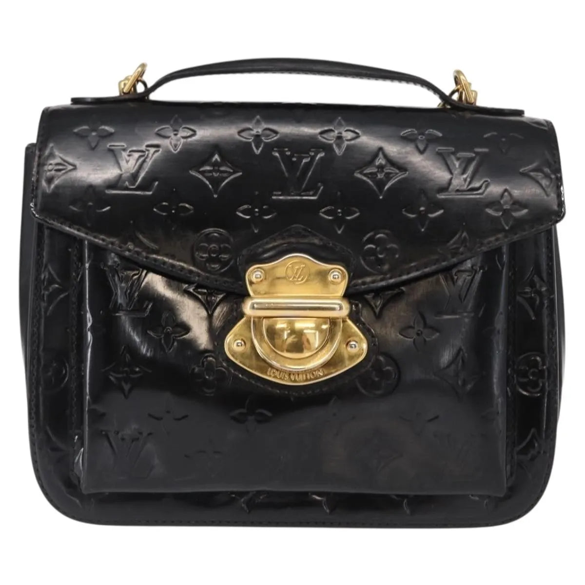 Louis Vuitton Mirada Monogram Vernis, Black, Patent Leather, Handbag