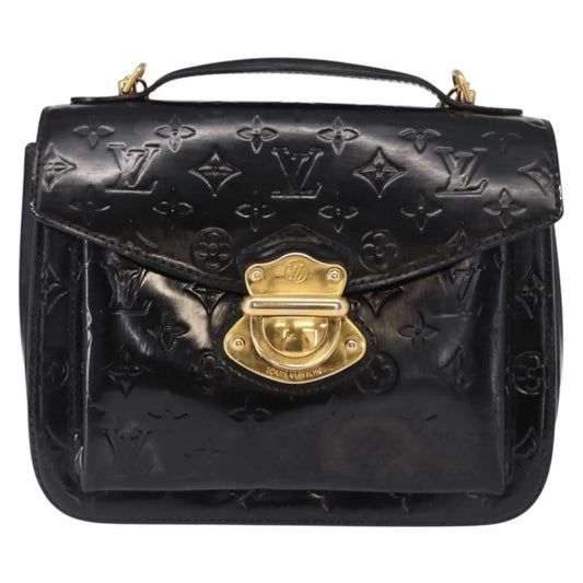 Louis Vuitton Mirada Monogram Vernis, Black, Patent Leather, Handbag