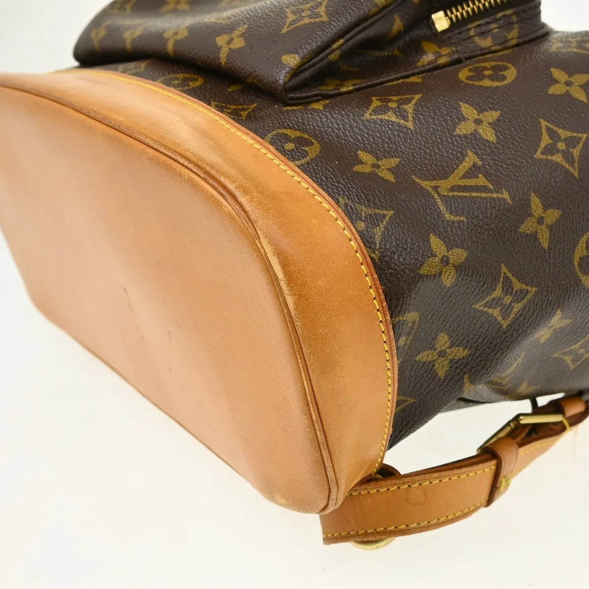 Louis Vuitton Vintage Montsouris Monogram Canvas, Brown, Canvas, Backpack