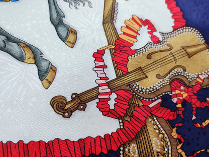Hermes Carré 90 Silk multicolor, Multicolour, Silk, Scarf