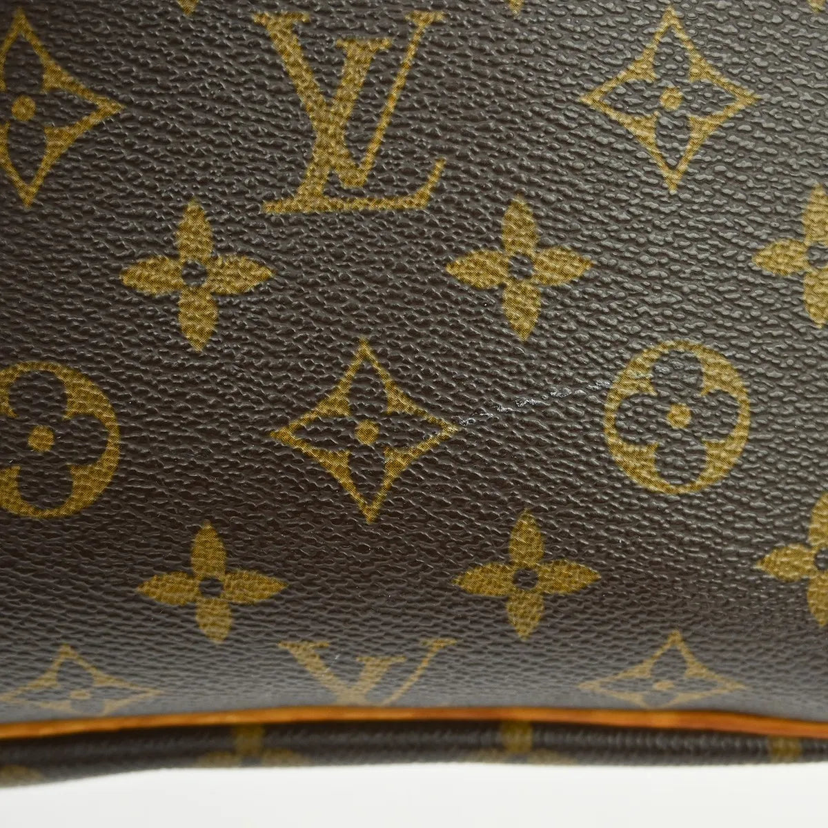 Louis Vuitton Reporter Monogram, Brown, Canvas, Shoulder Bag