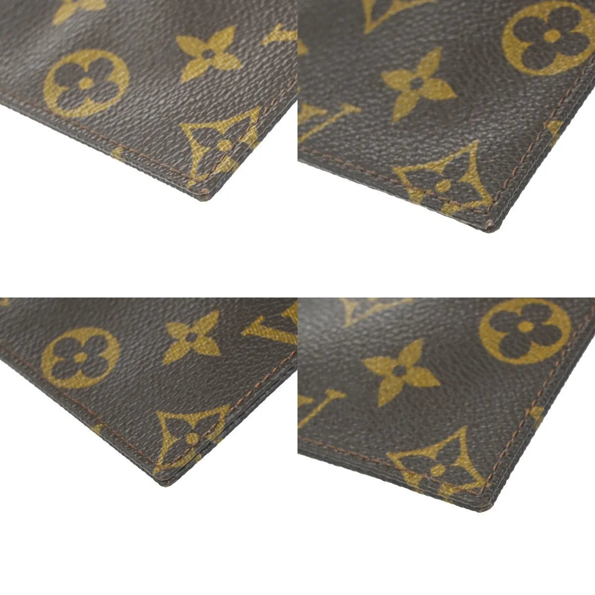 Louis Vuitton Pochette Secret Monogram canvas, Brown, Canvas, Clutch