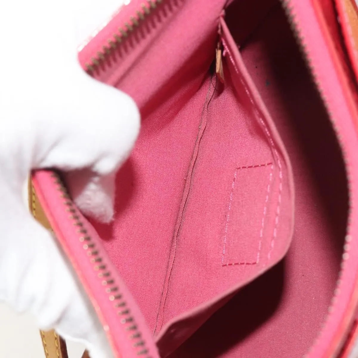 Louis Vuitton Minna Street Monogram Vernis, Pink, Patent Leather, Shoulder Bag