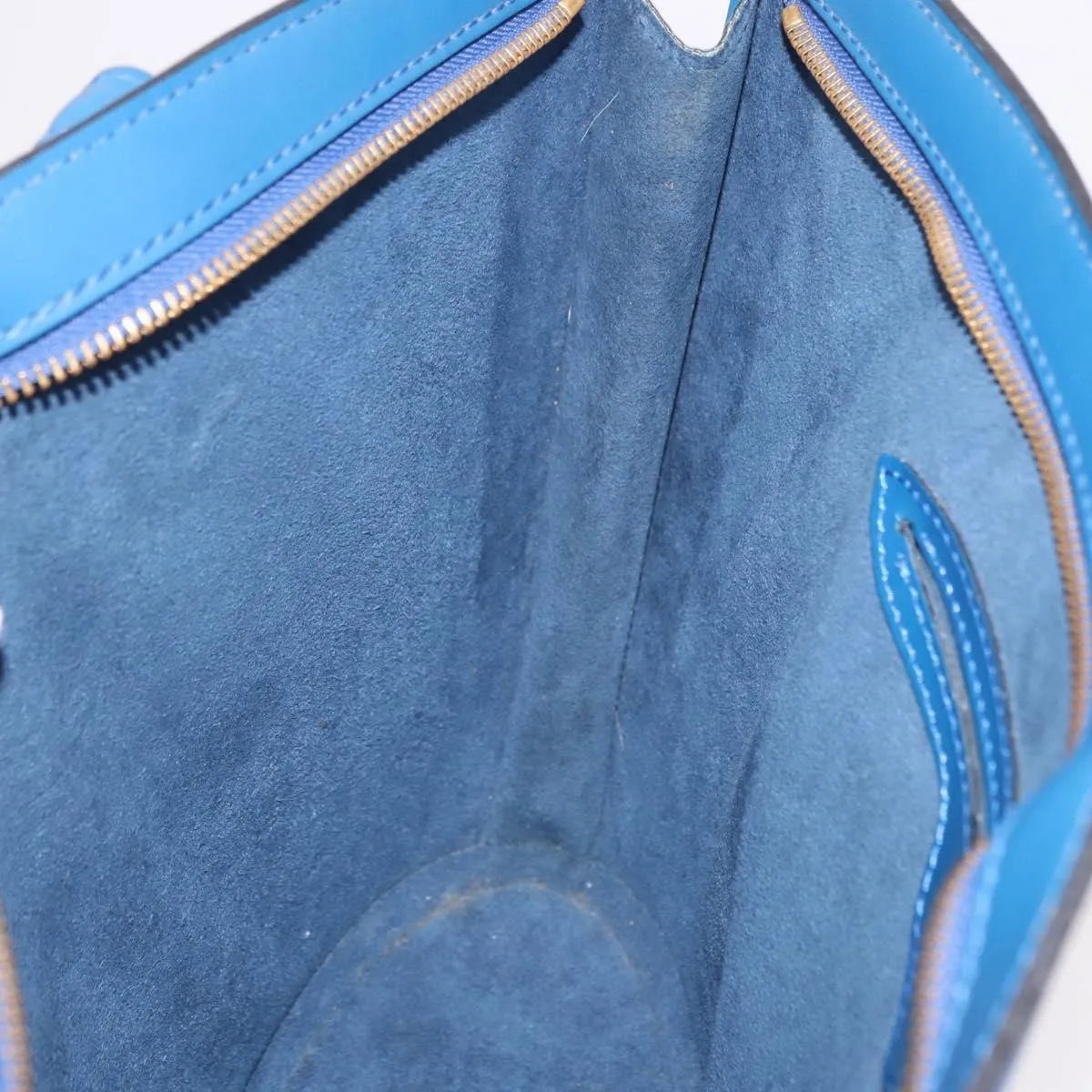 Louis Vuitton Saint Jacques Epi, Blue, Leather, Shoulder Bag