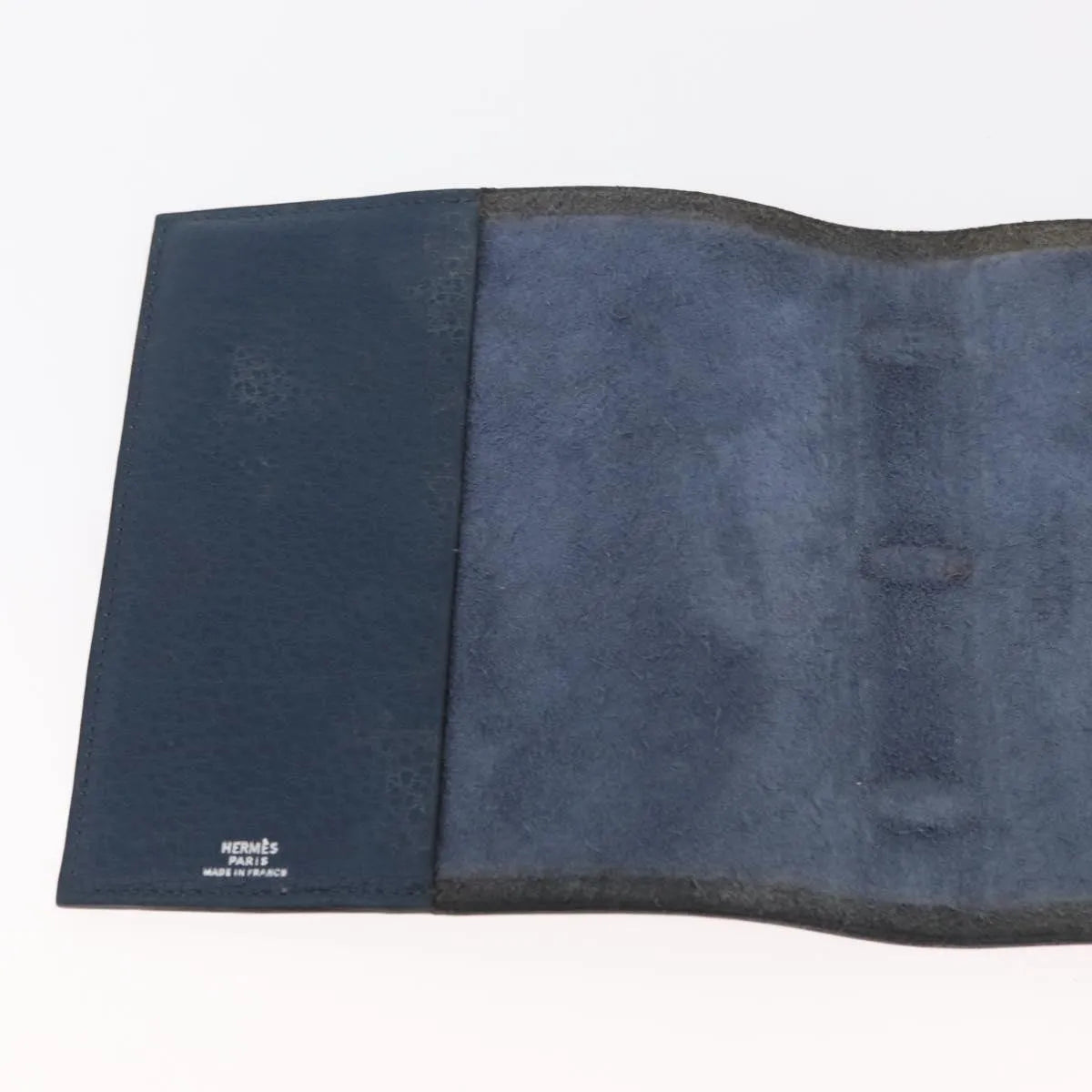 Hermes Agenda Cover Epsom, Navy, Leather, Clutch