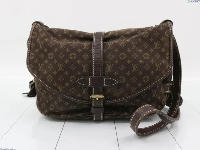 Louis Vuitton Neo Saumur Limited Edition Since 1854 Monogram Jacquard and Leather, Brown, Canvas, Handbag
