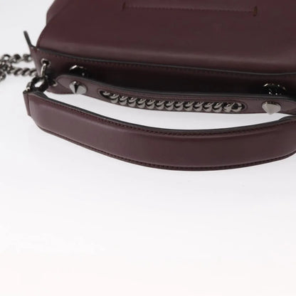 Fendi Back to School Leather, Burgundy, Leather, Backpack