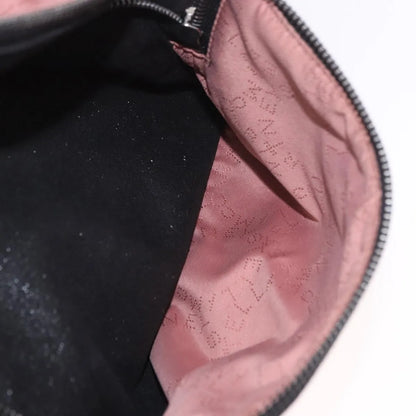 Stella McCartney Falabella Front Zip Shaggy Deer, Black, Polyester, Backpack