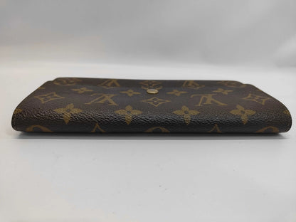 Louis Vuitton Long Macassar Monogram Canvas, Brown, Canvas, Wallet
