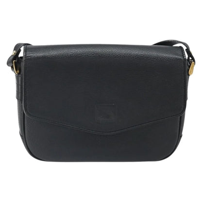 Burberry Vintage Leather, Black, Leather, Shoulder Bag