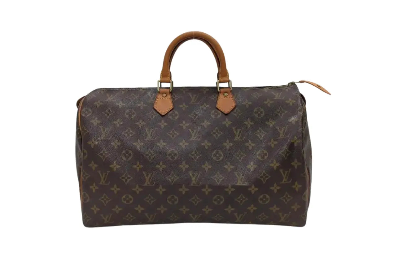 Louis Vuitton Speedy Monogram Canvas, Brown, Canvas, Handbag