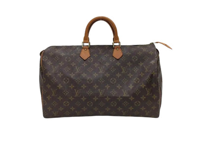 Louis Vuitton Speedy Monogram Canvas, Brown, Canvas, Handbag