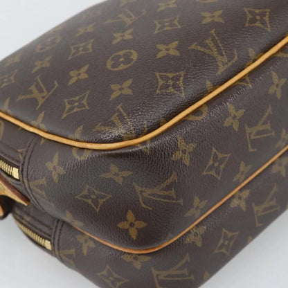Louis Vuitton Reporter Monogram, Brown, Canvas, Shoulder Bag