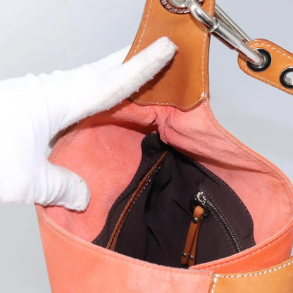 Burberry Blue Label Suede, Orange, Suede, Shoulder Bag