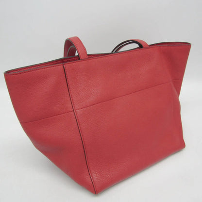 Prada Vintage Tote Leather, Red, Leather, Tote Bag