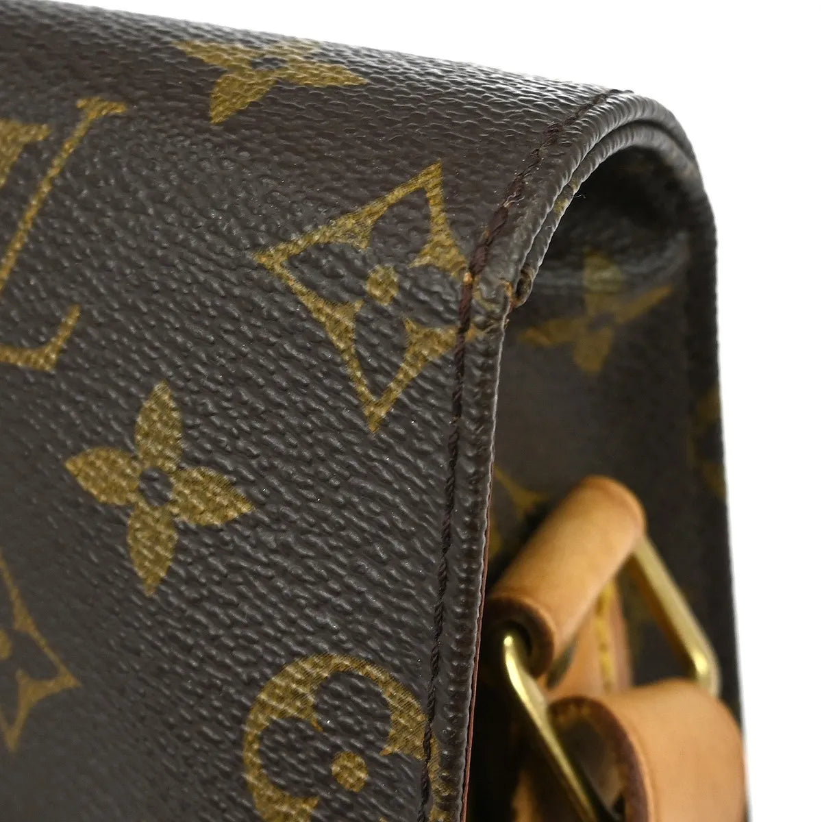 Louis Vuitton Cartouchiere Monogram Canvas, Brown, Canvas, Shoulder Bag