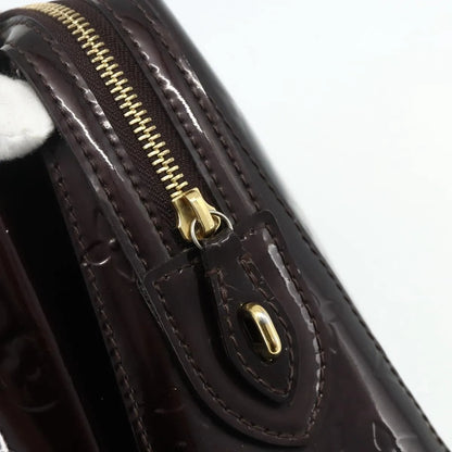 Louis Vuitton Melrose Avenue Monogram Vernis, Burgundy, Patent Leather, Handbag