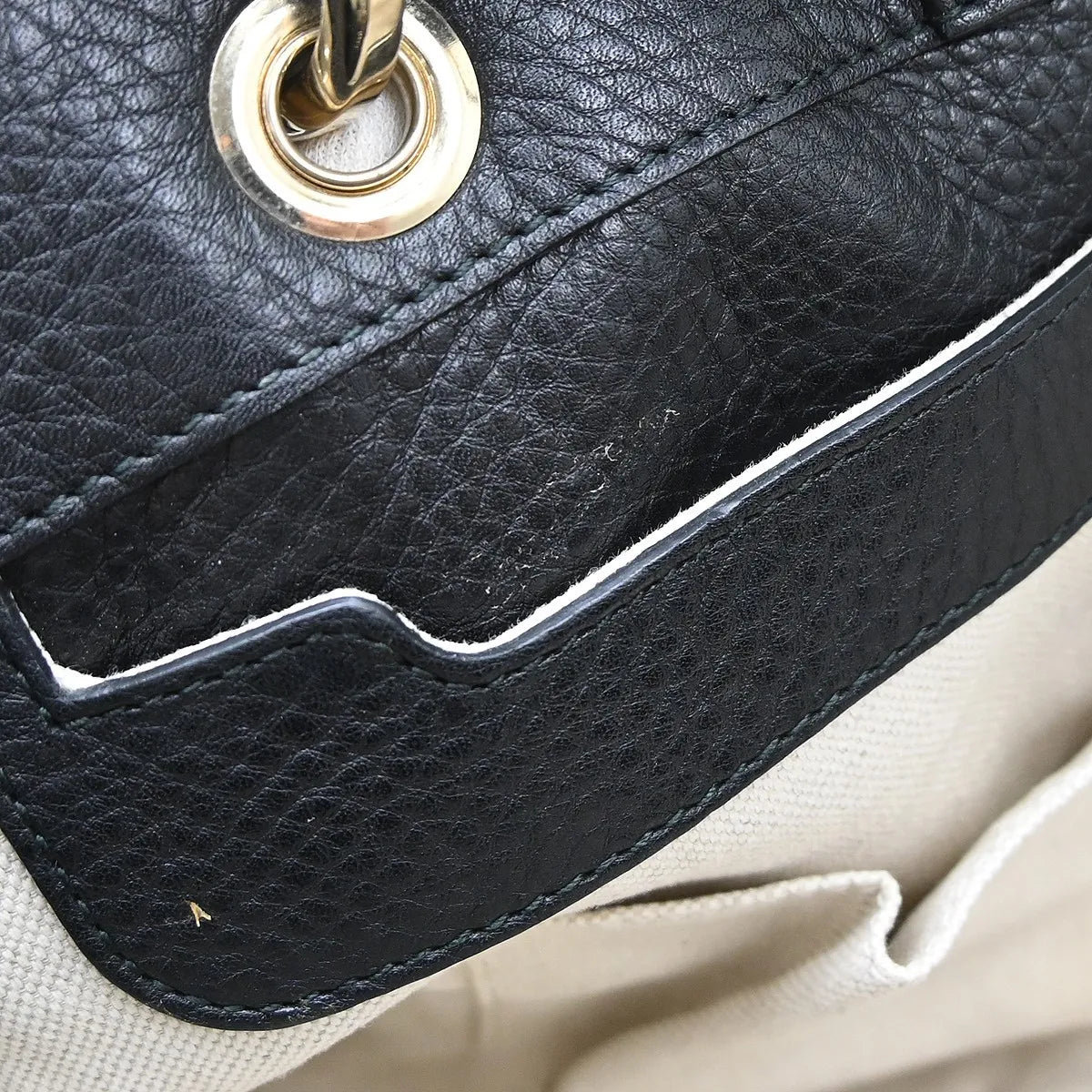 Gucci Bamboo Suede, Brown, Fur, Tote Bag