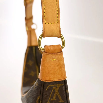 Louis Vuitton Boulogne Monogram, Brown, Canvas, Shoulder Bag