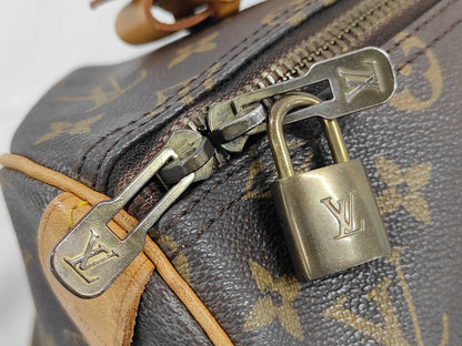 Louis Vuitton Keepall Monogram Canvas, Brown, Canvas, Travel Bag