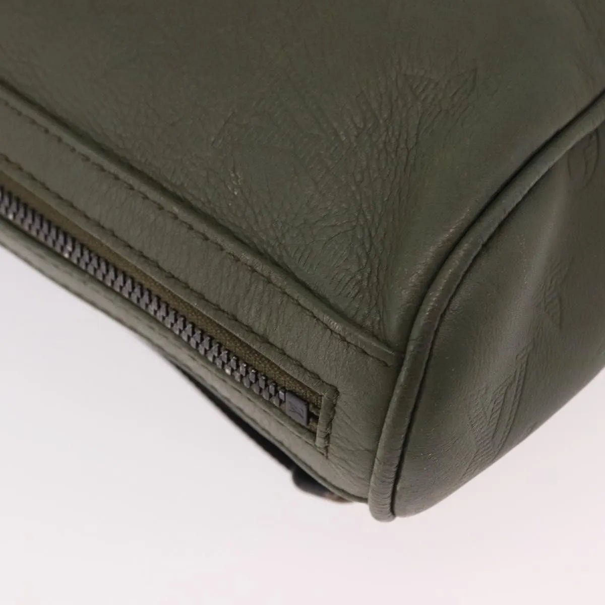 Louis Vuitton Chalk Sling Monogram Shadow Leather, Green, Canvas, Shoulder Bag