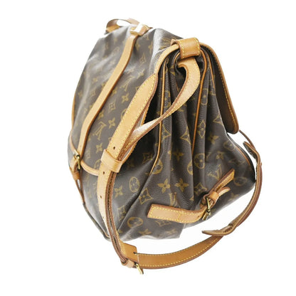 Louis Vuitton Saumur Monogram Canvas, Brown, Canvas, Shoulder Bag