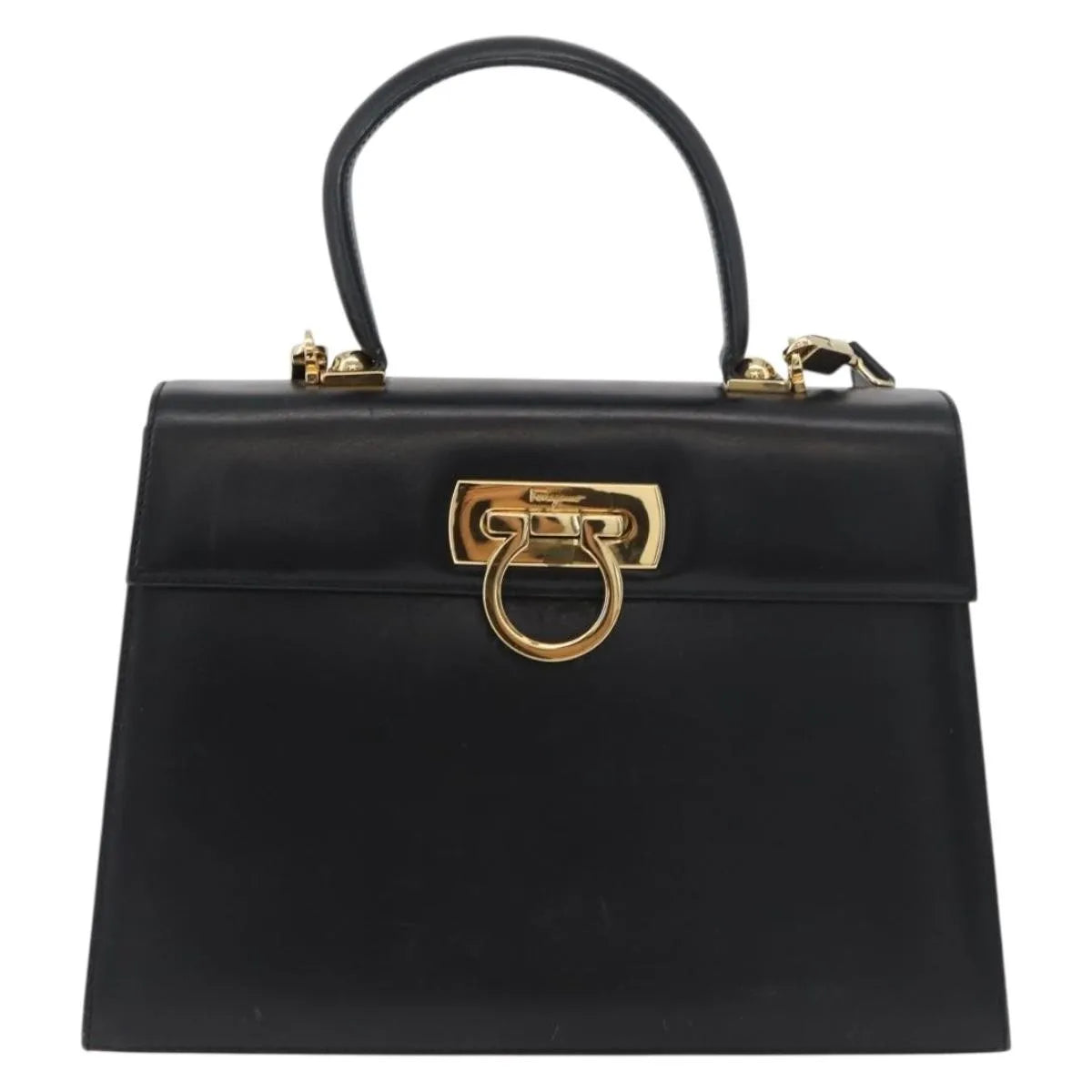 Salvatore Ferragamo Convertible Top Handle Leather, Multicolour, Leather, Handbag