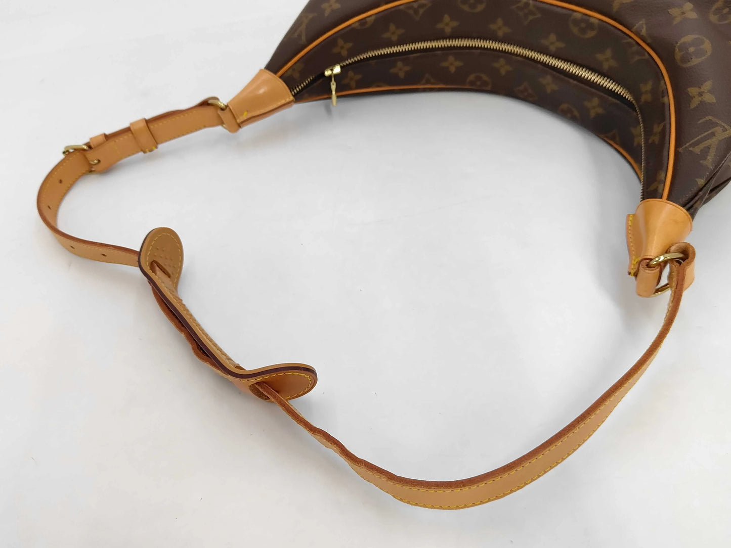 Louis Vuitton Boulogne Monogram Canvas, Brown, Canvas, Handbag