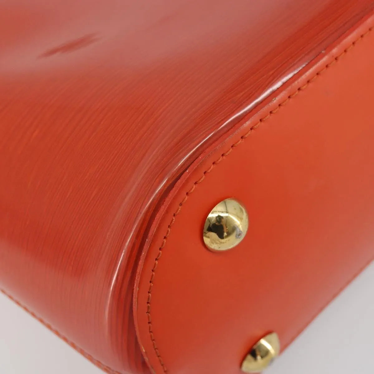 Louis Vuitton Plage Lagoon Bay Vinyl Epi Leather, Orange, Leather, Tote Bag