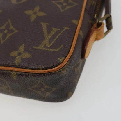 Louis Vuitton Danube Monogram, Brown, Canvas, Shoulder Bag