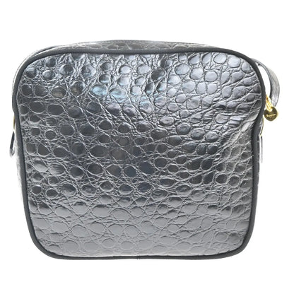 Salvatore Ferragamo Vara Leather, Black, Leather, Shoulder Bag