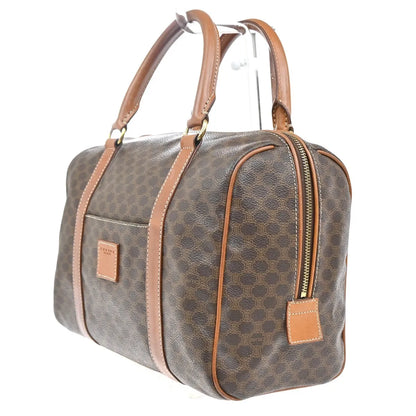 Celine Macadam Macadam with leather, Brown, PVC, Handbag