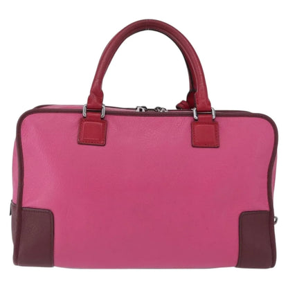 Loewe Amazona Leather, Pink, Leather, Handbag