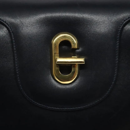 Gucci Vintage Leather, Navy, Leather, Handbag