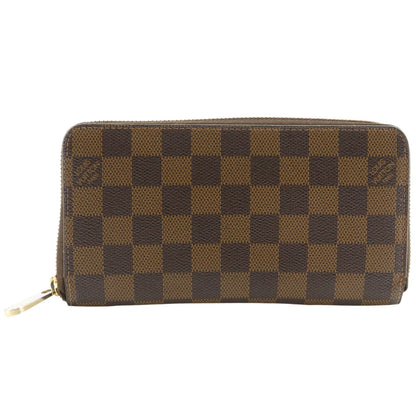 Louis Vuitton Zippy Organizer Damier Graphite, Brown, Canvas, Wallet