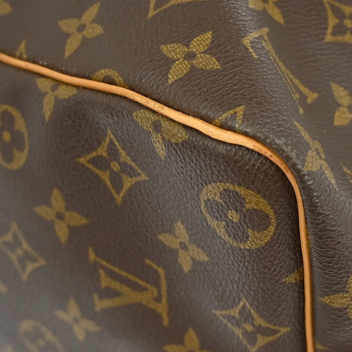 Louis Vuitton Keepall Monogram Canvas, Brown, Canvas, Travel Bag