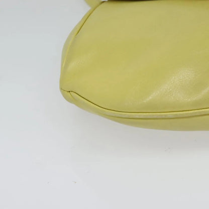 Celine Vintage Leather, Yellow, Leather, Shoulder Bag