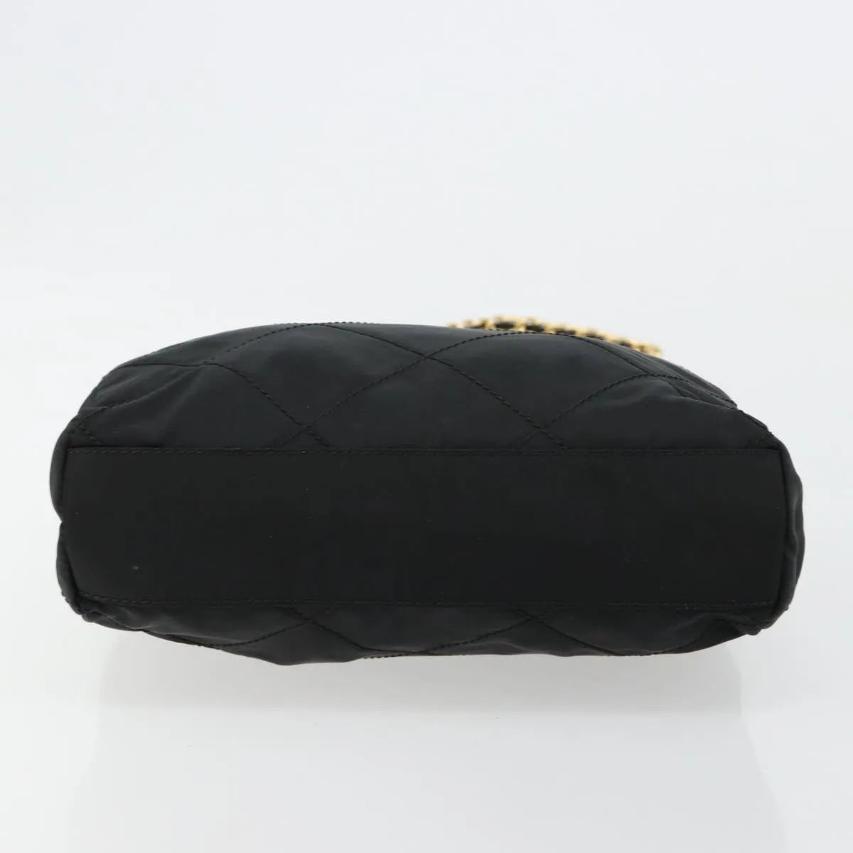Prada Re-Edition 1995 Chain Quilted Tessuto, Black, Nylon, Shoulder Bag