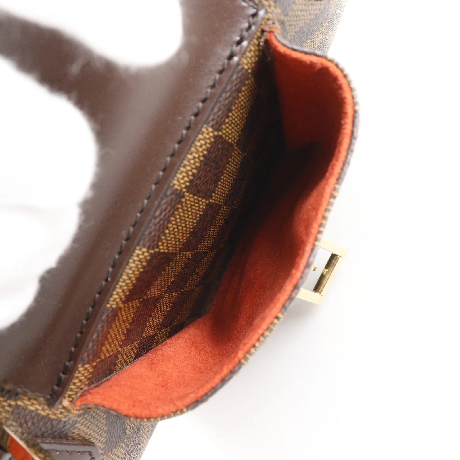 Louis Vuitton Manosque Damier, Brown, Canvas, Tote Bag