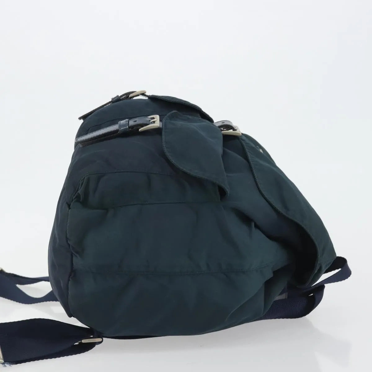 Prada Double Front Pocket Tessuto, Navy, Nylon, Backpack